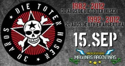 DIE TOTEN HOSEN en Buenos Aires thumb image