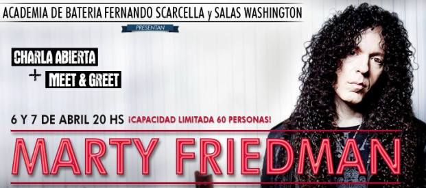 Marty Friedman en Bs As y conversando un poco de todo con Metal Daze thumb image