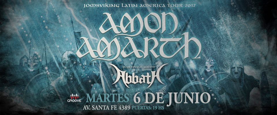 AMON AMARTH Y ABBATH JUNTOS POR PRIMERA VEZ EN ARGENTINA thumb image