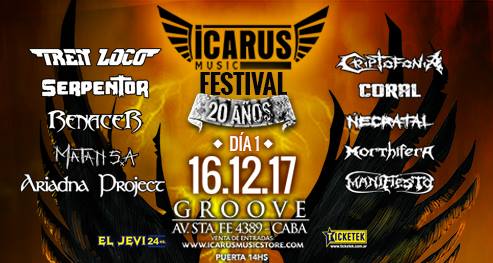 ICARUS MUSIC FESTIVAL – DÍA 1: “El metal Argentino no morirá jamás” thumb image