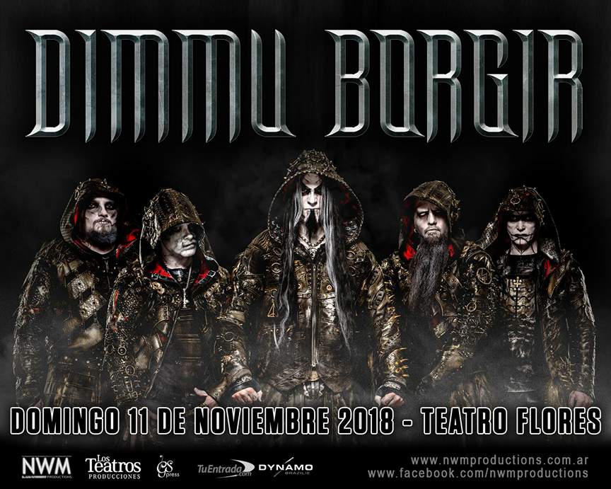 DIMMU BORGIR nuevamente en Argentina thumb image