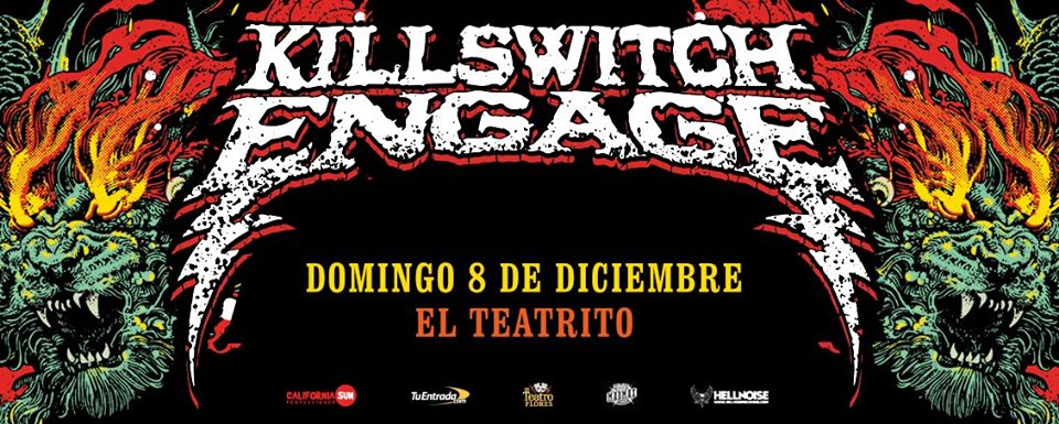 DESPUÉS DE CINCO AÑOS, KILLSWITCH ENGAGE VUELVE A LA ARGENTINA thumb image